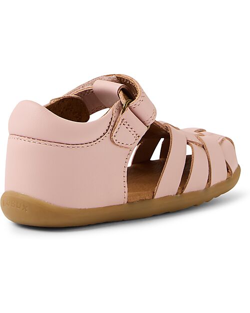 Bobux Sandali Step Up Harbor - Ballet Pink - Pelle Premium - Primi Passi Sandali