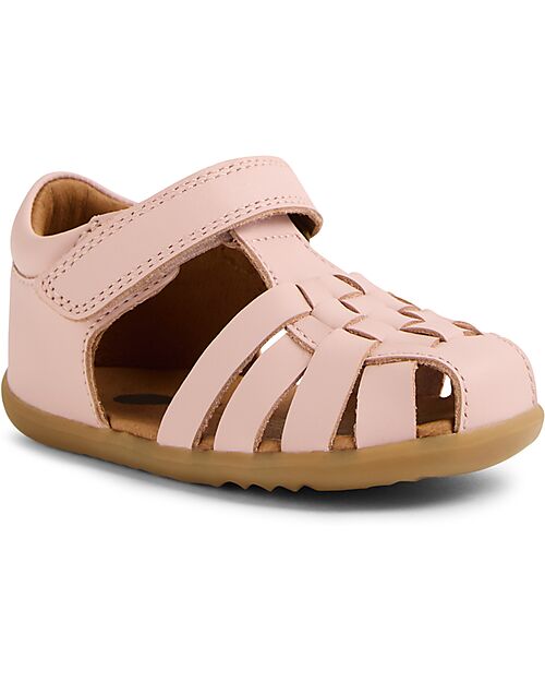 Bobux Sandali Step Up Harbor - Ballet Pink - Pelle Premium - Primi Passi Sandali
