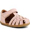 Bobux Sandali Step Up Harbor - Ballet Pink - Pelle Premium - Primi Passi Sandali