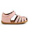 Bobux Sandali Step Up Harbor - Ballet Pink - Pelle Premium - Primi Passi Scarpe