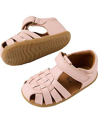 Bobux Sandali Step Up Harbor - Ballet Pink - Pelle Premium - Primi Passi Scarpe