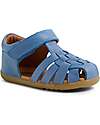 Bobux Sandali Step Up Harbor - Coronet Blu - Pelle Premium - Primi Passi Scarpe