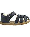 Bobux Sandali Step Up Skip Twist - Blu Navy - Pelle Premium - Primi Passi Sandali