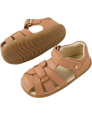 Bobux Sandali Step Up Skip Twist - Sandstorm - Pelle Premium - Primi Passi Sandali
