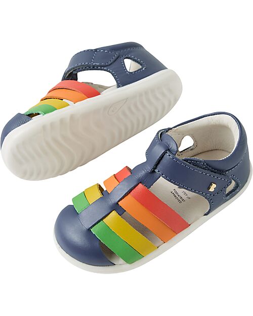 Bobux Sandali Step Up Tidal - Vintage Indigo Multicolore - Primi Passi Sandali