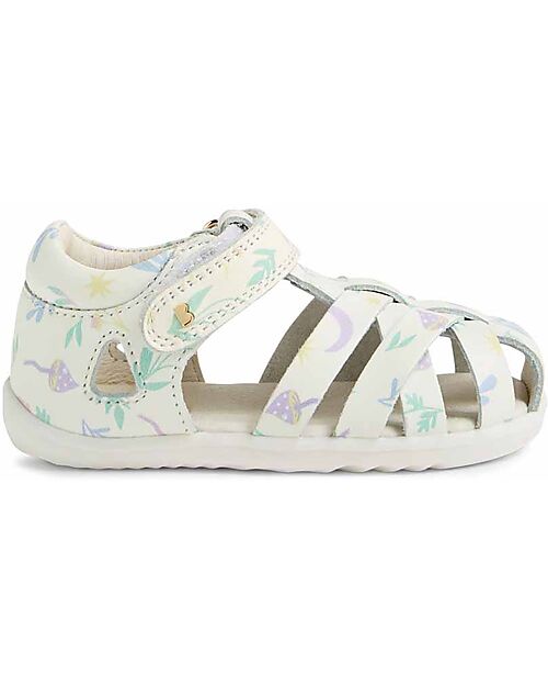 Bobux Sandali Step Up Tropicana II - White Floral - Primi Passi Sandali