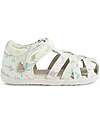 Bobux Sandali Step Up Tropicana II - White Floral - Primi Passi Sandali