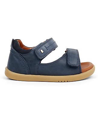 Bobux Sandalino I-Walk Driftwood, Blu Navy - Suola super flessibile! Scarpe