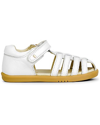 Bobux Sandalino I-Walk Jump Ragnetto - Bianco - Suola super flessibile! Scarpe_