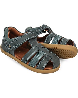 Bobux Sandalino I-Walk Roam Ragnetto - Ardesia - Suola Flessibile per Ogni Occasione! Scarpe_