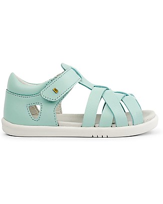 Bobux Sandalino I-Walk Tropicana Ragnetto - Menta - Stringhe Intrecciate e Suola Flessibile! Scarpe