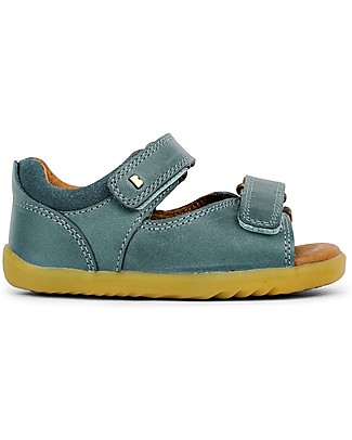 Bobux Sandalino Step-Up Driftwood - Ardesia - Super flessibile con Doppia Chiusura! Scarpe