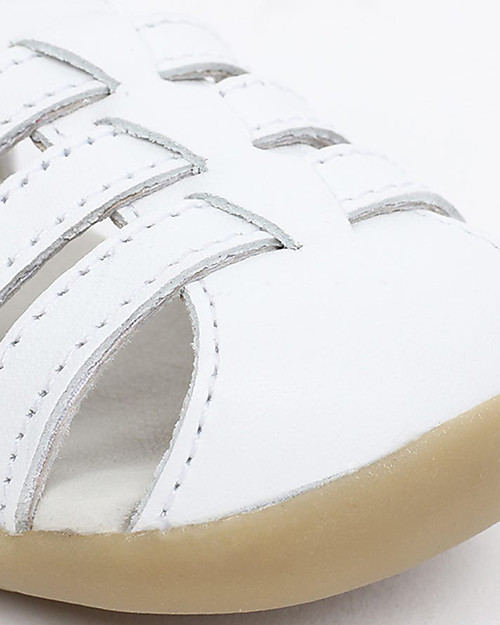 Bobux Sandalino Step-Up Jump Ragnetto - Bianco - Super flessibile per ogni Occasione! Sandali