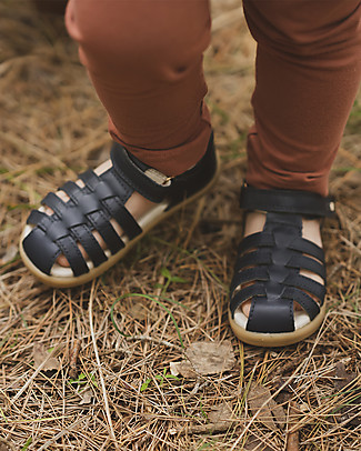 Bobux Sandalino Step-Up Jump Ragnetto - Blu navy - Super flessibile per ogni Occasione! Scarpe_