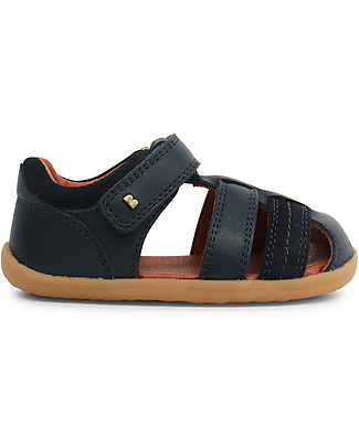 Bobux Sandalino Step-Up Roam Ragnetto, Blu Navy - Super flessibile, perfetto per i primi passi! Sandali