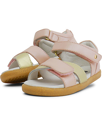 Bobux Sandalino Step-Up Sail - Rosa/Oro - Glamour per i primi passi! Cerimonia