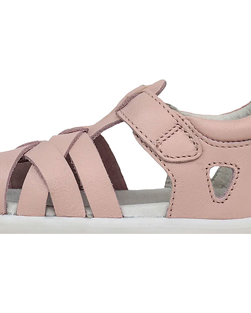 Bobux Sandalino Step-Up Tropicana Ragnetto - Rosa Conchiglia - Ideale per i primi passi! Sandali