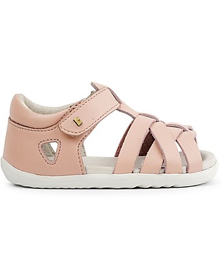 Bobux Sandalino Step-Up Tropicana Ragnetto - Rosa Conchiglia - Ideale per i primi passi! Scarpe