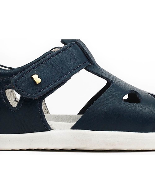 Bobux Sandalino Step-Up Zap, Blu Navy - Super flessibile, perfetto per i primi passi! Sandali