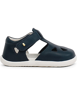 Bobux Sandalino Step-Up Zap, Blu Navy - Super flessibile, perfetto per i primi passi! Scarpe_FAKE