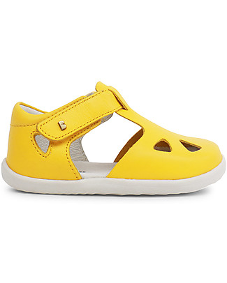 Bobux Sandalino Step-Up Zap, Giallo - Super flessibile, perfetto per i primi passi! Scarpe
