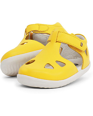 Bobux Sandalino Step-Up Zap, Giallo - Super flessibile, perfetto per i primi passi! Scarpe