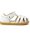 Bobux Sandalo I Walk Cross Jump - Bianco - Camminatori Esperti Sandali