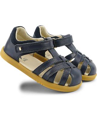 Bobux Sandalo I Walk Cross Jump Ragnetto - Navy - Camminatori Esperti Sandali