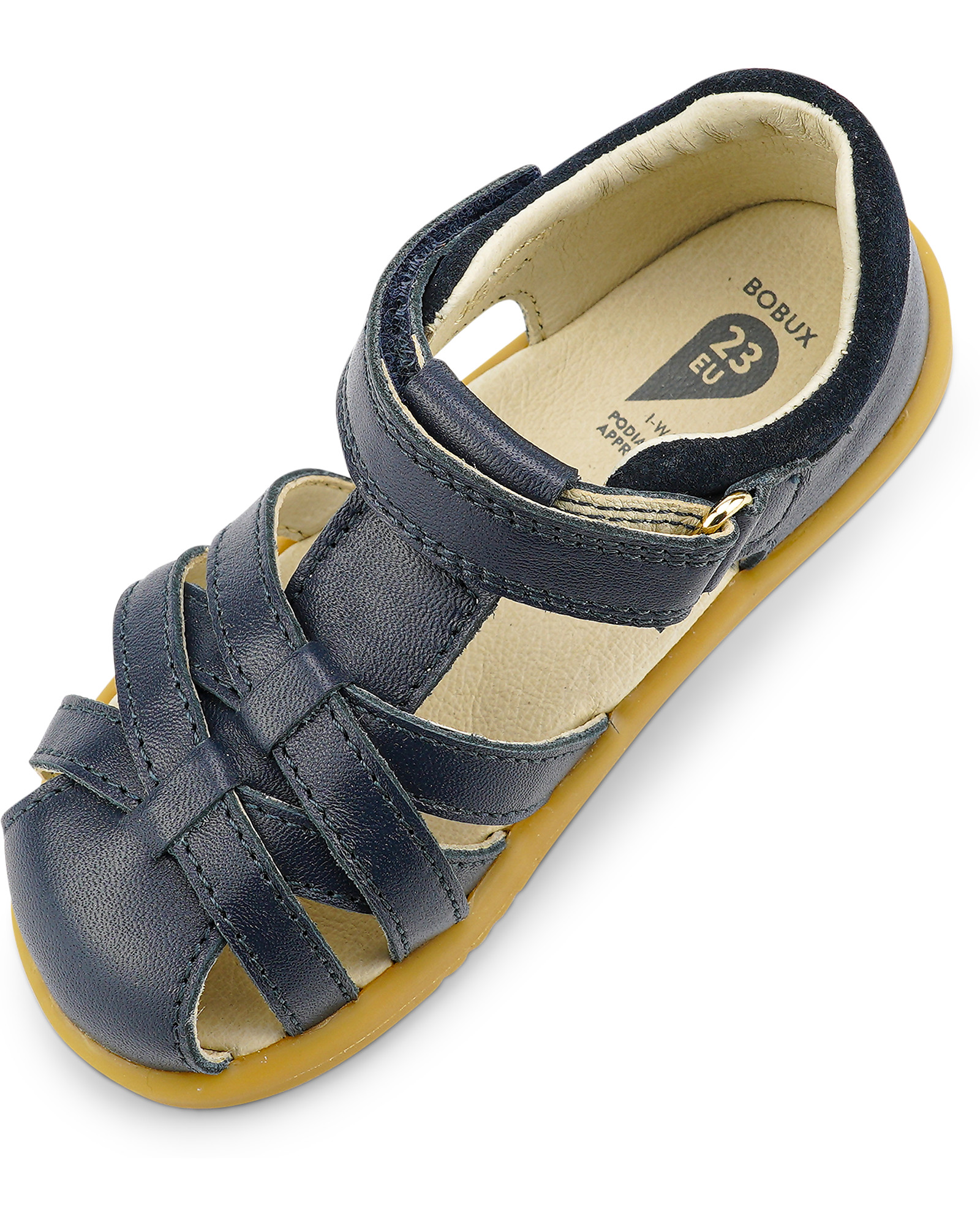 Bobux Sandalo I-Walk Cross Jump Ragnetto - Navy - Suola flessibile per  Tutti i Giorni! bambino
