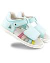 Bobux Sandalo I Walk Mirror - Arcobaleno Azzurro/Perla - Camminatori Esperti Sandali