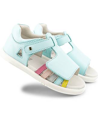 Bobux Sandalo I Walk Mirror - Arcobaleno Azzurro/Perla - Camminatori Esperti Sandali