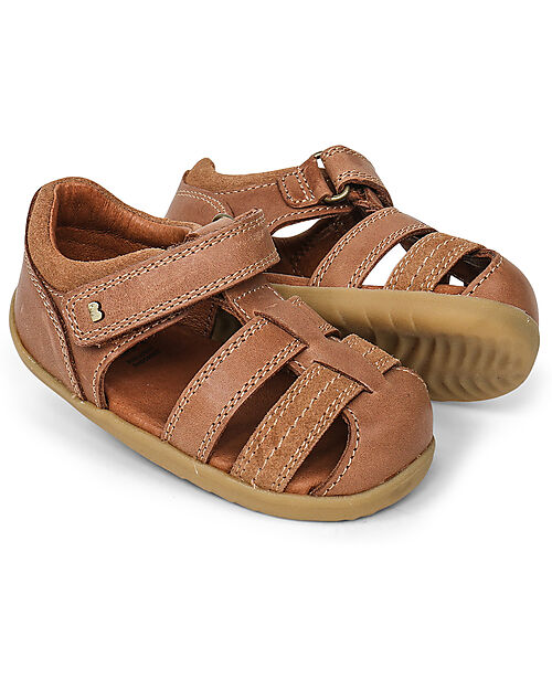 Bobux Sandalo I Walk Roam Ragnetto - Caramello - Camminatori Esperti Sandali