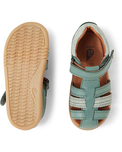 Bobux Sandalo I Walk Roam Ragnetto - Iceberg Green - Camminatori Esperti Sandali