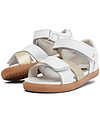 Bobux Sandalo I Walk Sail - Bianco/Oro - Camminatori Esperti Sandali