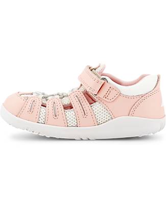Bobux Sandalo I-Walk Summit - Conchiglia/Bianco - Suola Aktiv per Ogni Superficie! Scarpe
