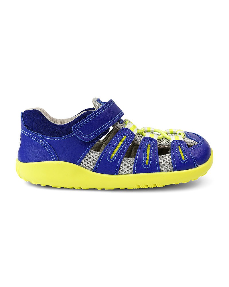 Bobux Sandalo I-Walk Summit - Mirtillo/Neon - Suola Aktiv per Ogni  Superficie! bambino