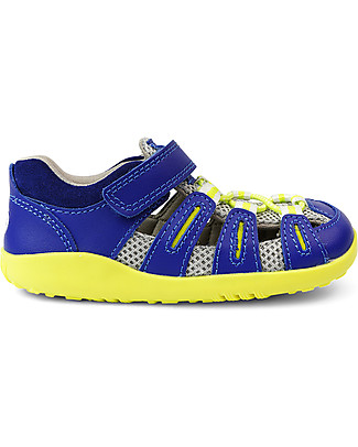 Bobux Sandalo I-Walk Summit - Mirtillo/Neon - Suola Aktiv per Ogni Superficie! Scarpe_