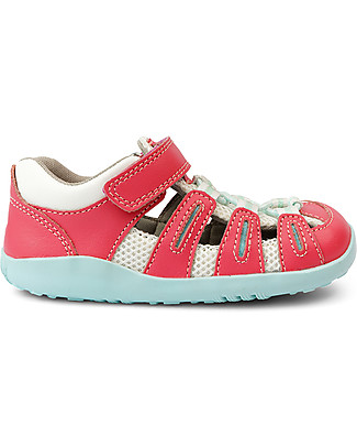 Bobux Sandalo I-Walk Summit - Rosa/Azzurro - Suola Aktiv per Ogni Superficie! Scarpe_