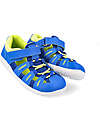 Bobux Sandalo I Walk Summit - Snorkel Blue e Sunny Lime - Camminatori Esperti Sandali