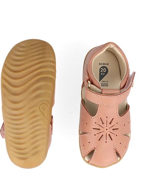 Bobux Sandalo Step Up Compass - Rosa - Primi Passi Sandali