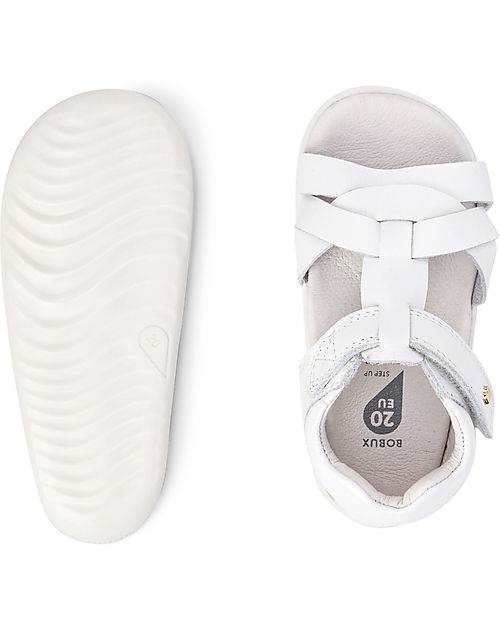Bobux Sandalo Step Up Cove - Bianco - Primi Passi Sandali