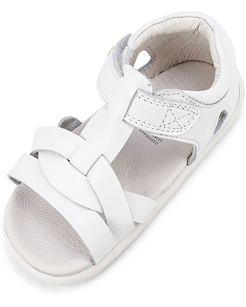 Bobux Sandalo Step Up Cove - Bianco - Primi Passi Sandali