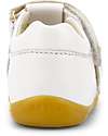 Bobux Sandalo Step-Up Cross Jump Ragnetto - Bianco - Suola Flessibile per i Primi Passi Sandali