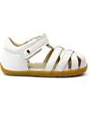 Bobux Sandalo Step-Up Cross Jump Ragnetto - Bianco - Suola Flessibile per i Primi Passi Sandali