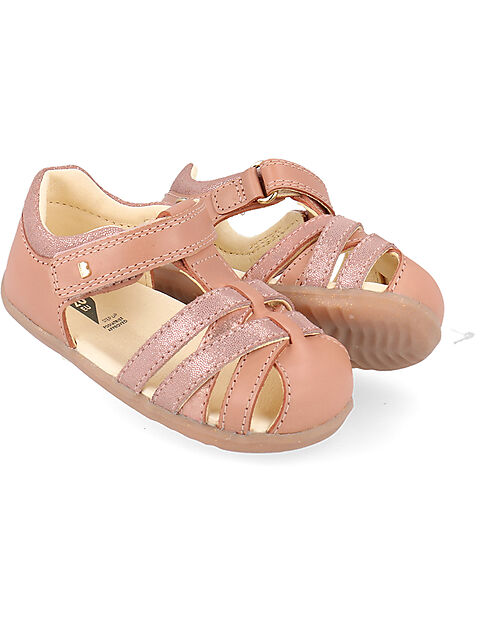 Bobux Sandalo Step Up Cross Jump - Rosa - Primi Passi Sandali