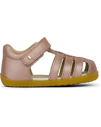 Bobux Sandalo Step-Up Jump Ragnetto - Rosa Dorato - Flessibile per ogni Occasione! Scarpe_