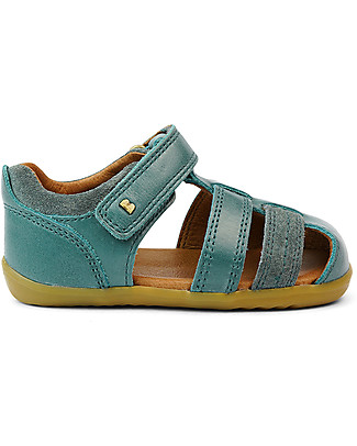 Bobux Sandalo Step-Up Roam Ragnetto - Ardesia - Flessibile per i Primi Passi! Scarpe_