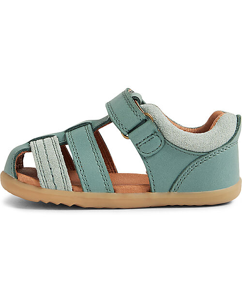 Bobux Sandalo Step-Up Roam Ragnetto - Iceberg Green - Flessibile per i Primi Passi! Sandali