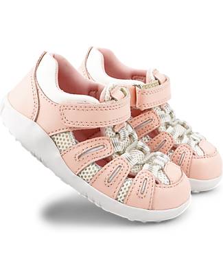 Bobux Sandalo Step-Up Summit - Conchiglia/Bianco - Suola Aktiv per Ogni Superficie! Scarpe
