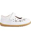 Bobux Sandalo Step Up Tilly - Bianco - Design Mary Jane - Per i Primi Passi Sandali